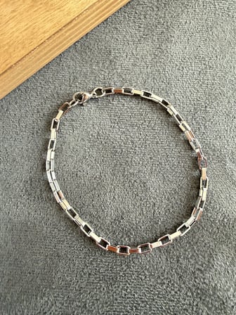 Paslanmaz Kararmaz Çelik Bileklik Geçme Model Bileklik 20 cm 3mm