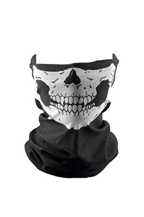 Buff Kuru Kafa İskelet Maske Motorcu Kar Maskesi Boyunluk Maske Baf Ağızlık Mask Buff
