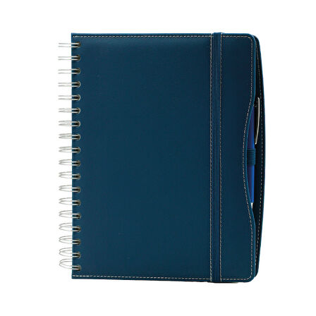 Turkuaz Termo Deri 16x24 Ajanda