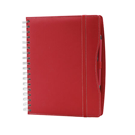 Kırmızı Termo Deri 16x24 Ajanda