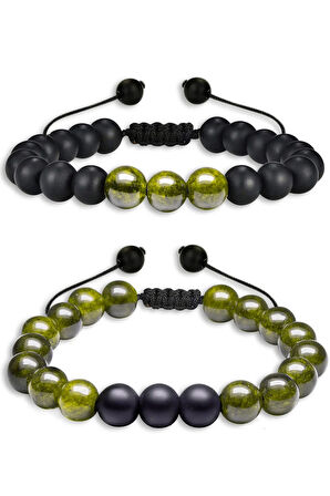 Sertifikalı Zebercet Peridot Taşı Doğal Taş Bileklik