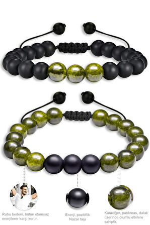 Sertifikalı Zebercet Peridot Taşı Doğal Taş Bileklik