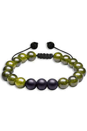 Sertifikalı Zebercet Peridot Taşı Doğal Taş Bileklik