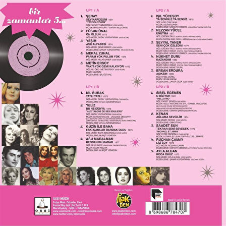 Karışık Sanatçılar Bir Zamanlar 5 - Plak