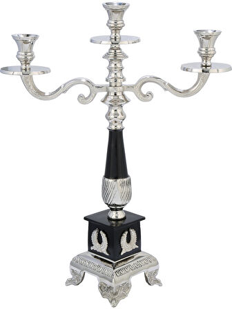 GÜMÜŞ DEKORATİF ŞAMDAN 13*40*53 CM AK.IU0426