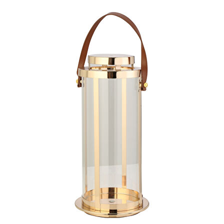 GOLD BÜYÜK MATARA FENER 21*21*44 CM AK.JD0076