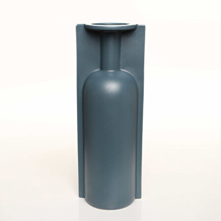 LIP KOYU GRİ VAZO BÜYÜK 13*10*36 CM AK.JL0011