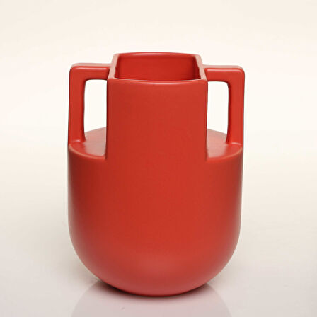 HANDLE KIRMIZI VAZO ORTA 16*16*20 CM AK.JL0038