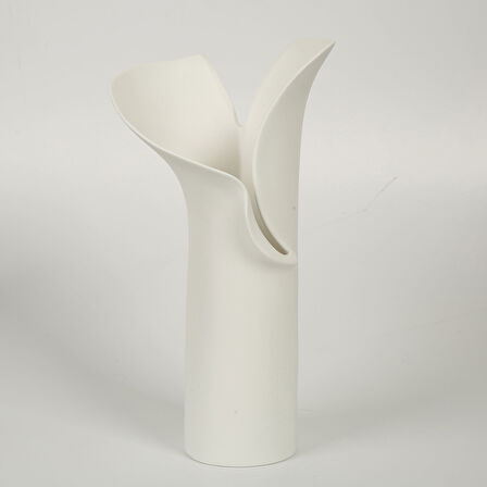 BEYAZ LİLYUM VAZO 10*19*35 CM AK.JM00014