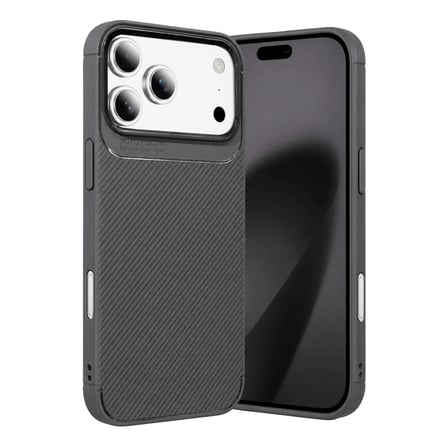 Apple İphone 18 Pro Auto Focus Karbon Kapak - Gri
