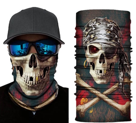 Motorcu Boyunluk Baf Buff Bandana 25x48 Cm Model 2