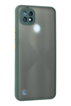 Realme C21 Kılıf Montreal Silikon Kapak - Yeşil