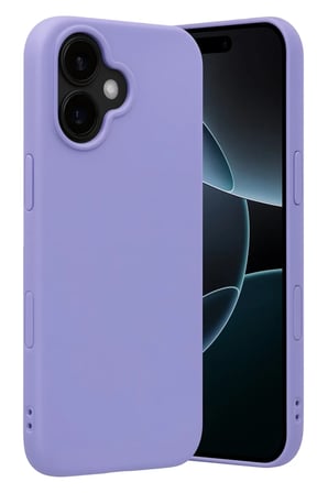 Apple iPhone 17 Nano içi Kadife Silikon - Lila