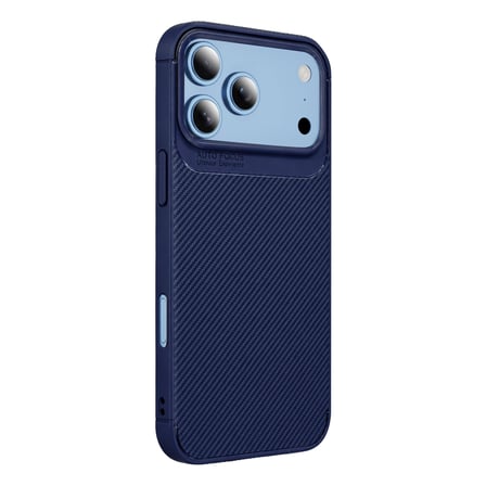 Apple İphone 18 Pro Auto Focus Karbon Kapak - Lacivert