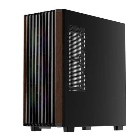 1ST PLAYER WD5 SİYAH 750W 80+ SILVER ATX 3.1 ARGB 4X12CM FAN TEMPERLİ CAM USB 3.0 ATX KASA
