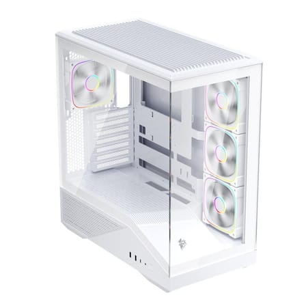 1ST PLAYER GM7 BTF BEYAZ 750W 80+ BRONZE ARGB 4X12CM FAN TEMPERLİ CAM USB 3.0 TYPE-C ATX KASA