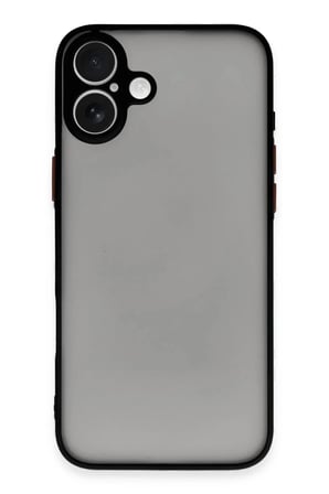 Apple iPhone 16 Kılıf Montreal Silikon Kapak - Siyah
