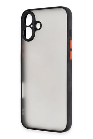 Apple iPhone 16 Kılıf Montreal Silikon Kapak - Siyah