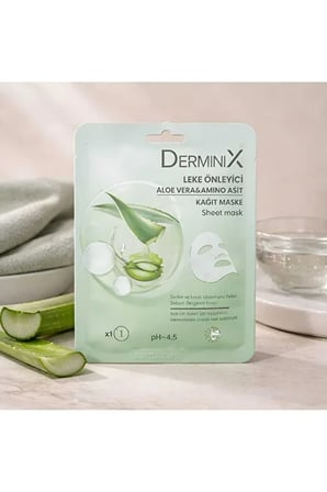 Yüz Bakım Kağıt Maske - Aloe Vera + Amino Asit