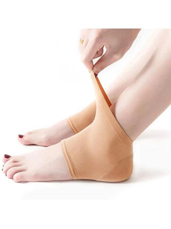 Silikon Topuk Nemlendirici Çorap