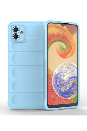 Samsung Galaxy A04 Kılıf Optimum Silikon - Sky Blue