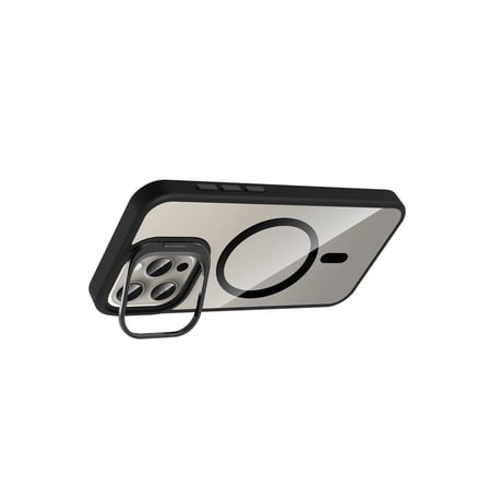Joko Apple İphone 15 Pro Max Remim Lensli Magsafe Standlı Kapak - Siyah