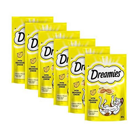 Dreamies Peynirli Pouch Kedi Ödülü 60 Gr x 6 Lı Paket