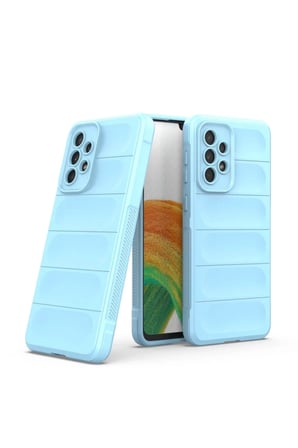 Samsung Galaxy A33 5G Kılıf Optimum Silikon - Sky Blue