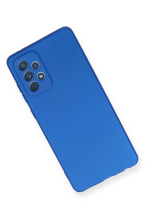 Samsung Galaxy A72 Kılıf First Silikon - Mavi