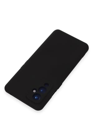 One Plus 9 Kılıf Nano içi Kadife Silikon - Siyah
