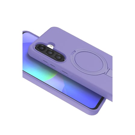 Samsung Galaxy A36 Regal Magsafe Standlı Kapak - Lila
