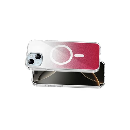 Onegif Apple İphone 15 Sora Simli Magsafe Kapak - Kırmızı