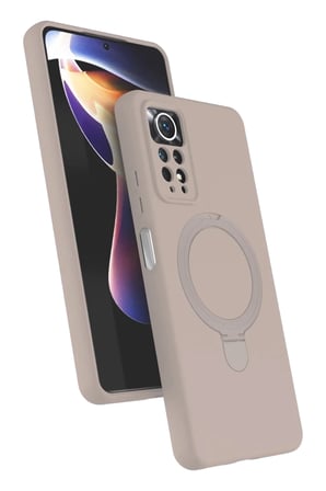 Xiaomi Redmi Note 12 Pro 4G Regal Magsafe Standlı Kapak - Çöl Titanyum