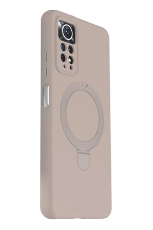 Xiaomi Redmi Note 12 Pro 4G Regal Magsafe Standlı Kapak - Çöl Titanyum