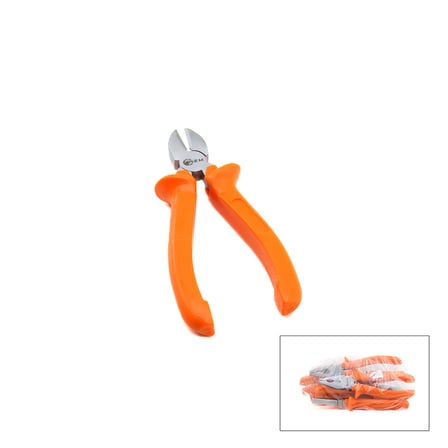 Yan Keski 160 mm Cr-V Turuncu Saplı