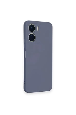 Vivo Y16 Kılıf Nano içi Kadife Silikon - Gri