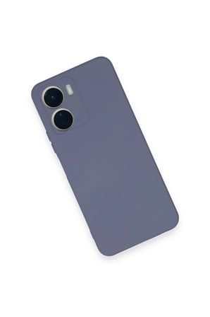 Vivo Y16 Kılıf Nano içi Kadife Silikon - Gri