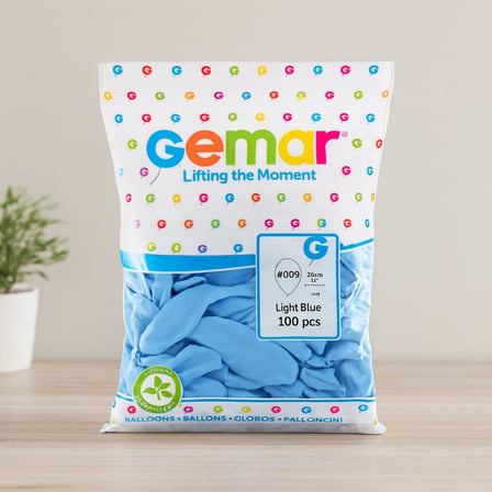 Açık Mavi 10 İnç (26 cm) Latex Balon 100'lü