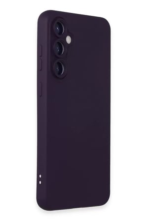 Samsung Galaxy S24 Kılıf Nano içi Kadife Silikon - Mor