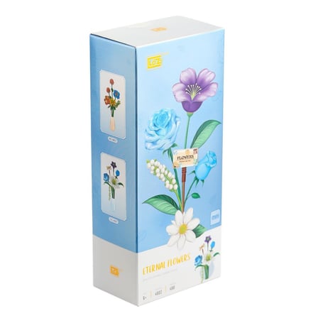 LZ4602 NessiWorld Çiçek Blok Seti 488 Parça -Vagon life