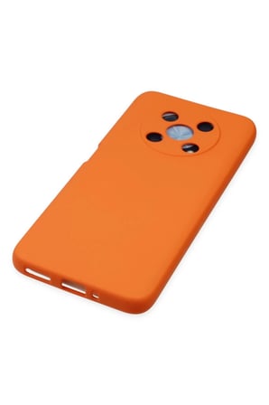 Huawei Nova Y90 Kılıf Nano içi Kadife Silikon - Turuncu
