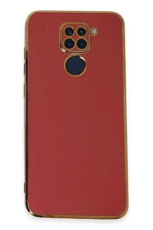 Xiaomi Redmi Note 9 Kılıf Volet Silikon - Kırmızı