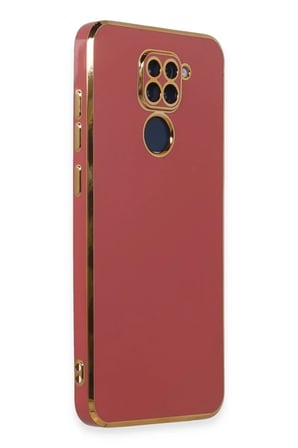 Xiaomi Redmi Note 9 Kılıf Volet Silikon - Kırmızı