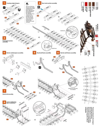 AK Interactive 35010 1/35 Ölçekli Ray Tamponu Plastik Maket