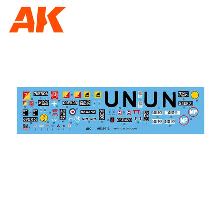 AK Interactive 35012, 1/35 Land Rover 88 Series IIA Rover B (Üstü Açık Jeep) Plastik maketi