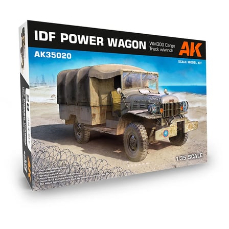 AK Interactive 35020, 1/35 Dodge WM300 Kargo Kamyonu Plastik maketi