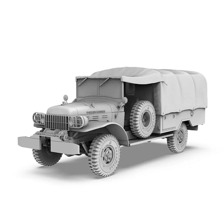 AK Interactive 35020, 1/35 Dodge WM300 Kargo Kamyonu Plastik maketi