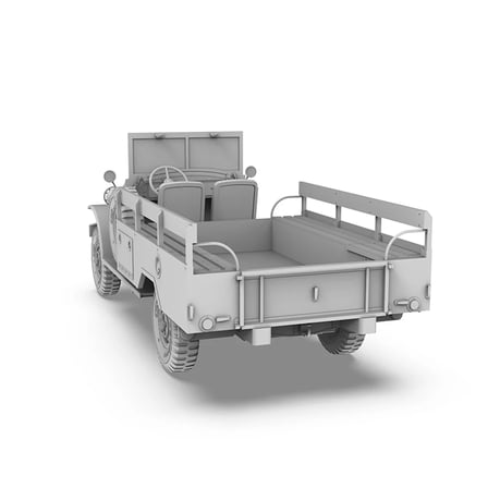 AK Interactive 35020, 1/35 Dodge WM300 Kargo Kamyonu Plastik maketi