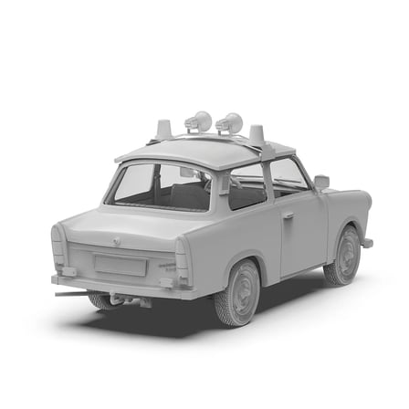 AK Interactive 35032, 1/35 Trabi 601 S Otomobil Plastik maketi