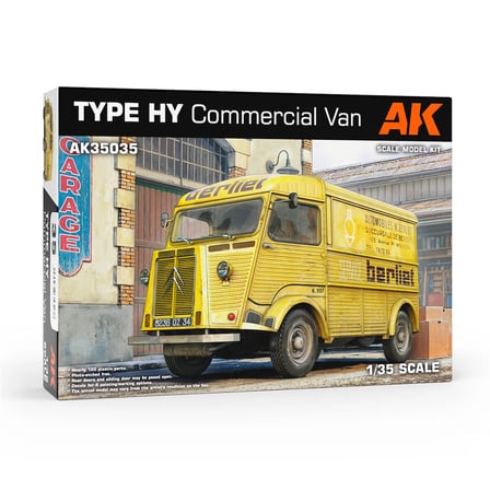 AK Interactive 35035, 1/35 Citroen Type HY Van Kamyonet Plastik maketi